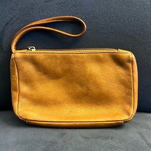 Stone Mountain Brown Leather Clutch